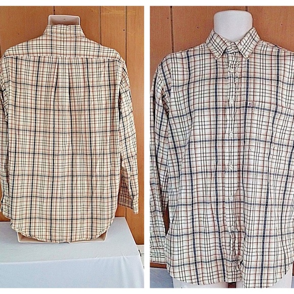 Ralph Lauren Jeans Shirt Casual Windowpane - Picture 2 of 7